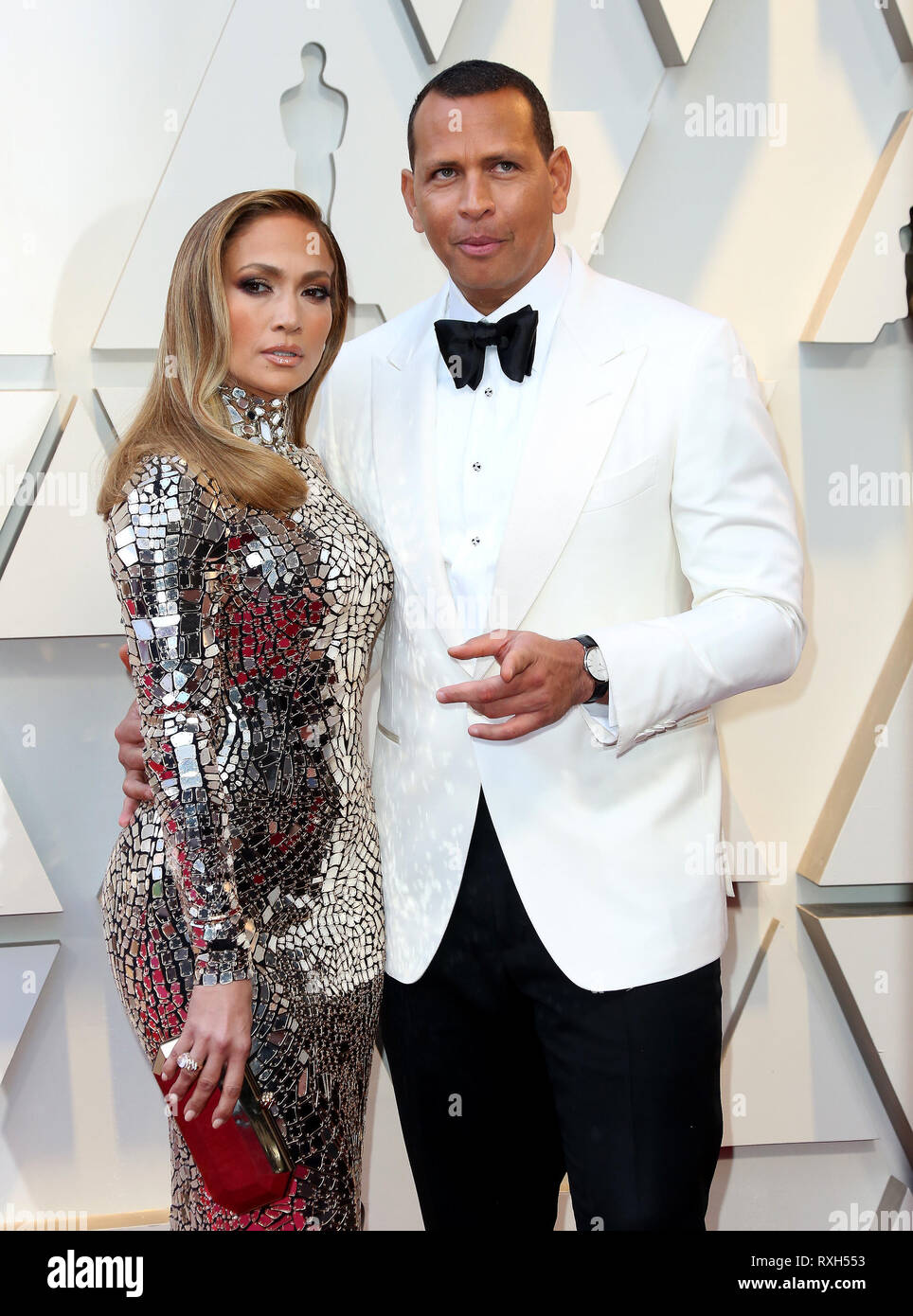 Hollywood, Californie, USA. Feb 26, 2019. 09 mars 2018 - L'icône Musique Jennifer Lopez et retraités star baseball Alex Rodriguez sont engagés après deux ans de fréquentations. Le couple a ensuite fait leur tapis rouge débuts au Metropolitan Gala en mai 2017 et ont depuis inséparables. 24 février 2019 - Hollywood, Californie - Jennifer Lopez, Alex Rodriguez. 91e Academy Awards annuels présentés par l'Academy of Motion Picture Arts and Sciences tenue à Hollywood & Highland Center. Photo Credit : Crédit : AdMedia AdMedia/ZUMA/Alamy Fil Live News Banque D'Images