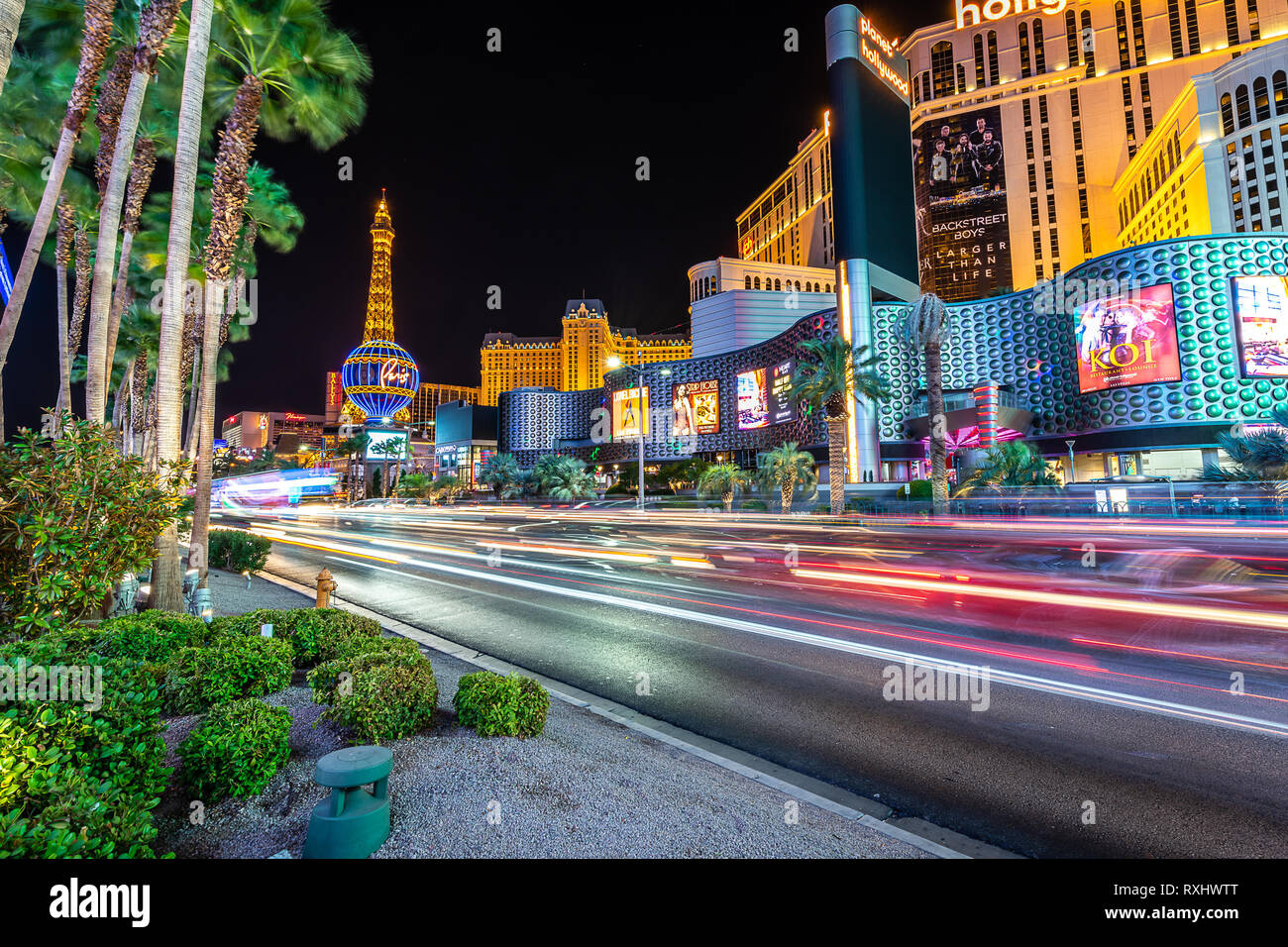 Le Strip de Las Vegas Banque D'Images