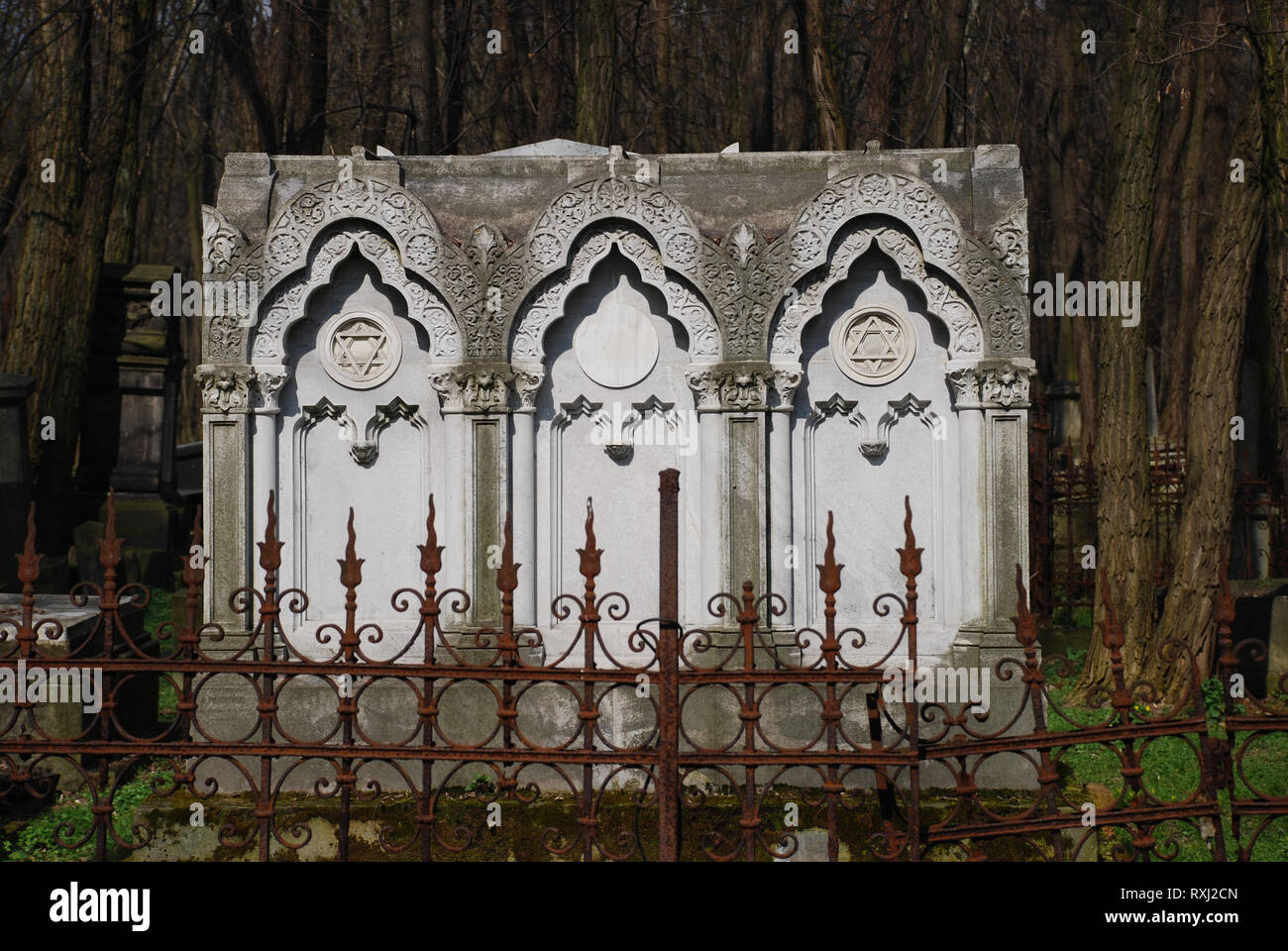 Pierre Cimetière Juif Banque D'Images