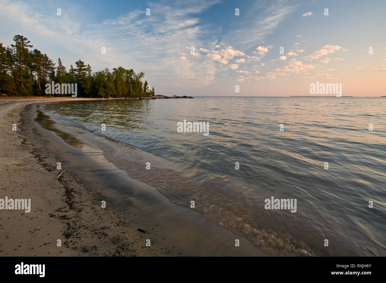 parc-provincial-du-lac-sup-rieur-banque-de-photographies-et-d-images