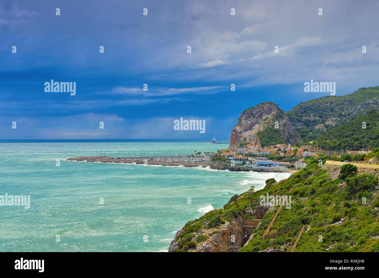 Garraf, à proximité de Barcelone, la Costa de Garraf, la Catalogne en Espagne Banque D'Images