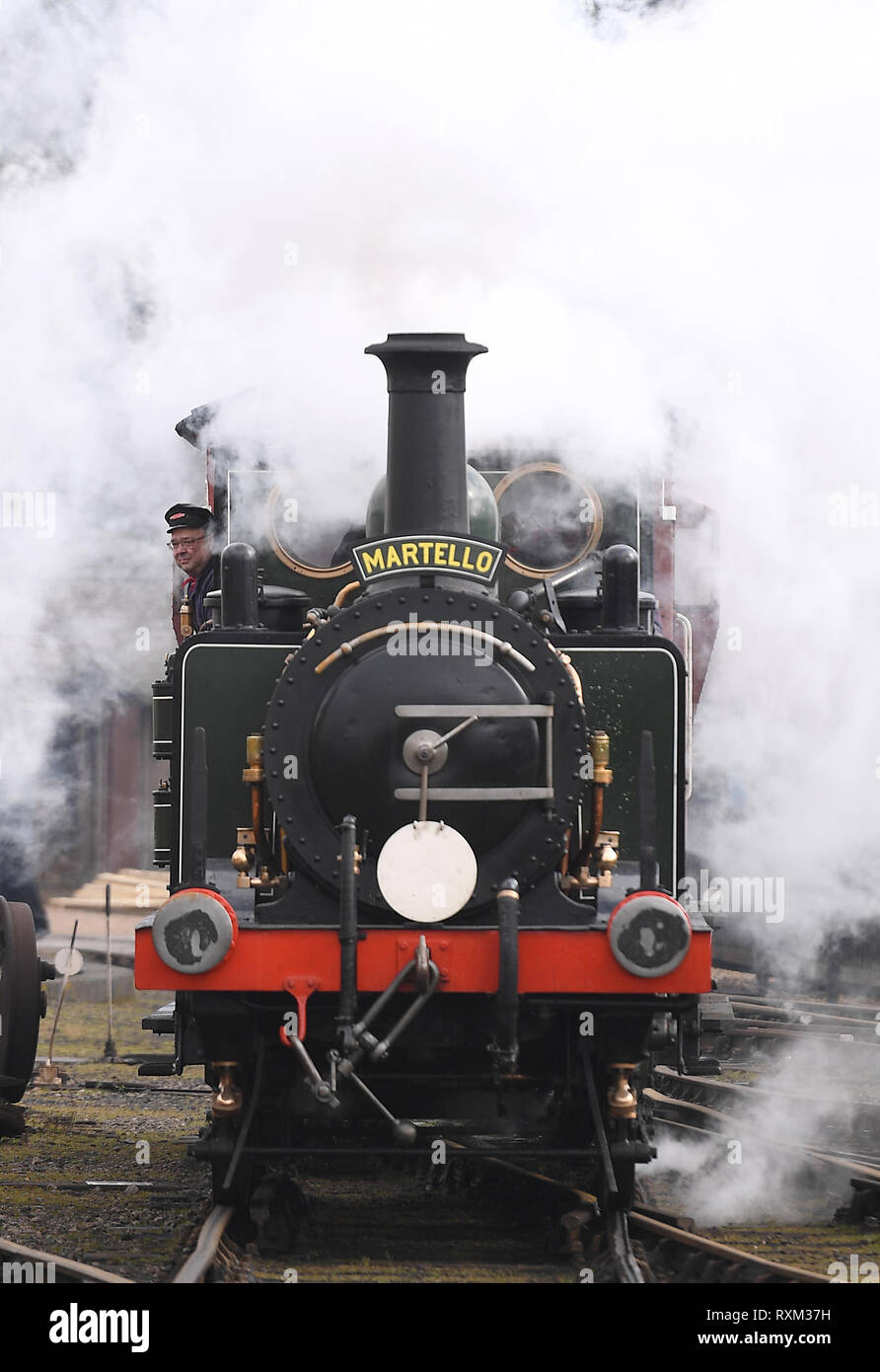 Locomotive vapeur 662 au cours de la vapeur du Sud Martello événement au Nene Valley Railway, Wansford, Stibbington, Peterborough. Banque D'Images