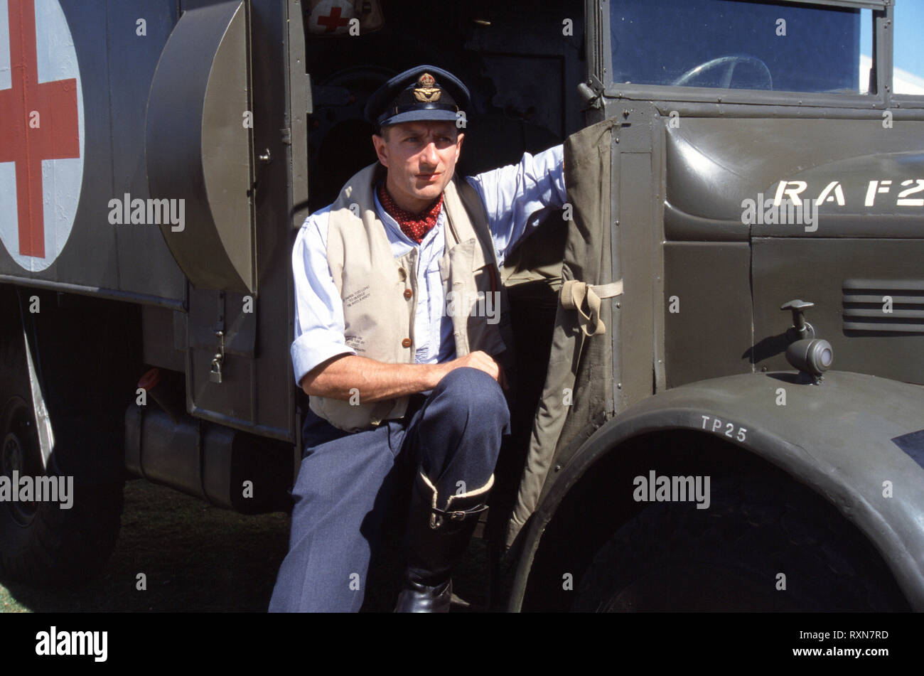WW2 RAF Bataille d'Angleterre 1940 reconstitueurs() Banque D'Images