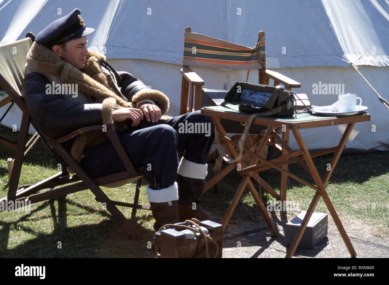 WW2 RAF Bataille d'Angleterre 1940 reconstitueurs() Banque D'Images