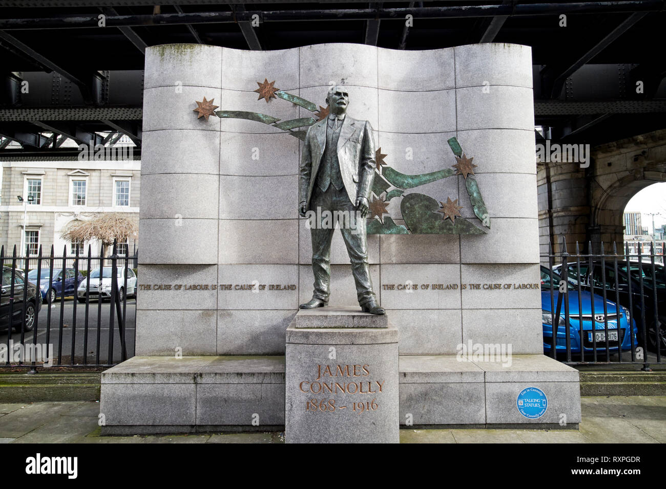 James Connolly Memorial Gardiner Street North dock Dublin République d'Irlande europe Banque D'Images