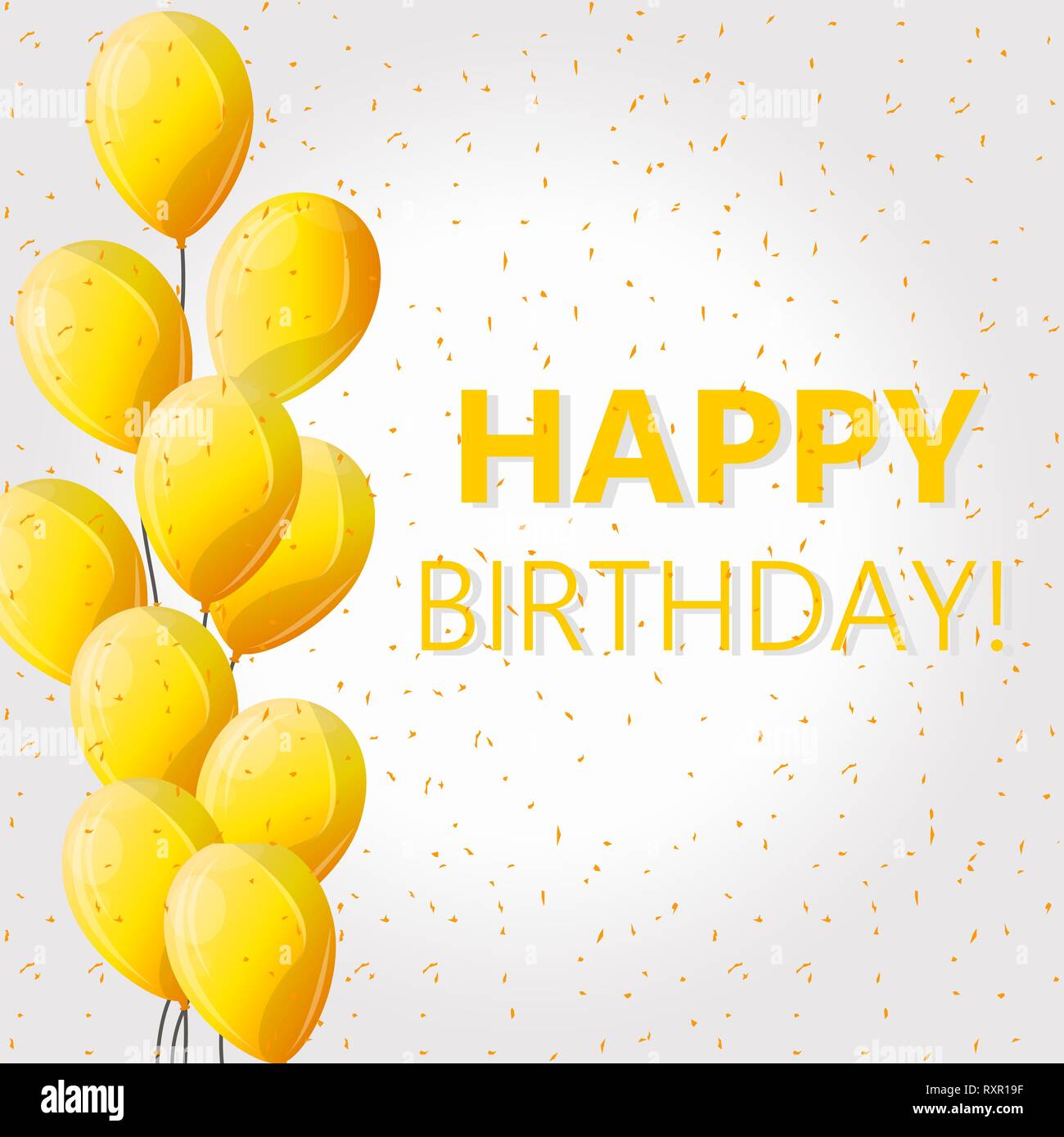 Joyeux Anniversaire Typographie Design Vectoriel Pour Les Cartes De Vœux Et D Affiches Avec Ballon Modele De Conception Et Pour L Eps 10 Image Vectorielle Stock Alamy