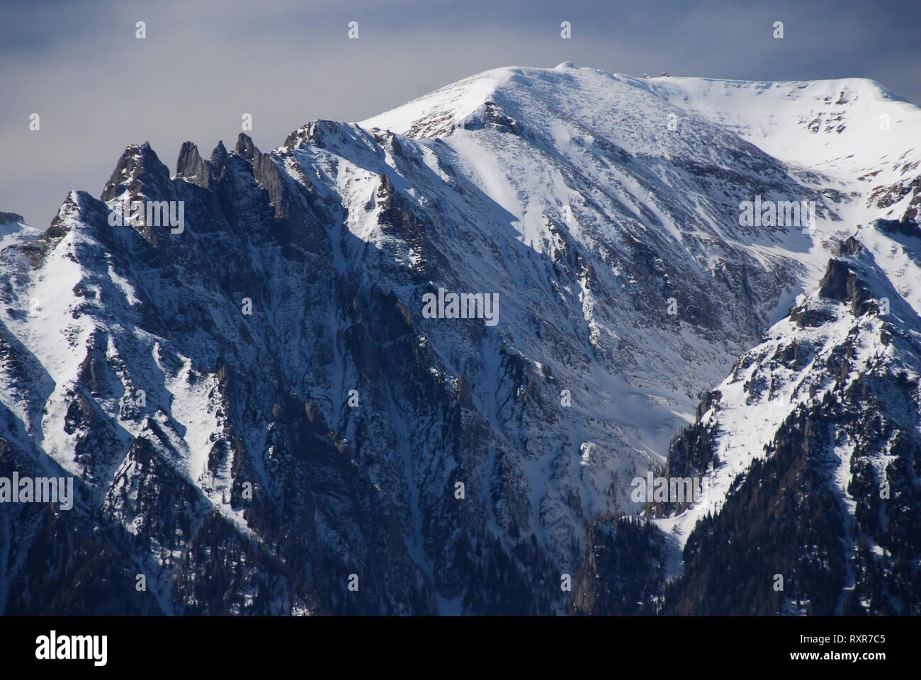 Predeal -Vue de montagnes des Carpates Banque D'Images