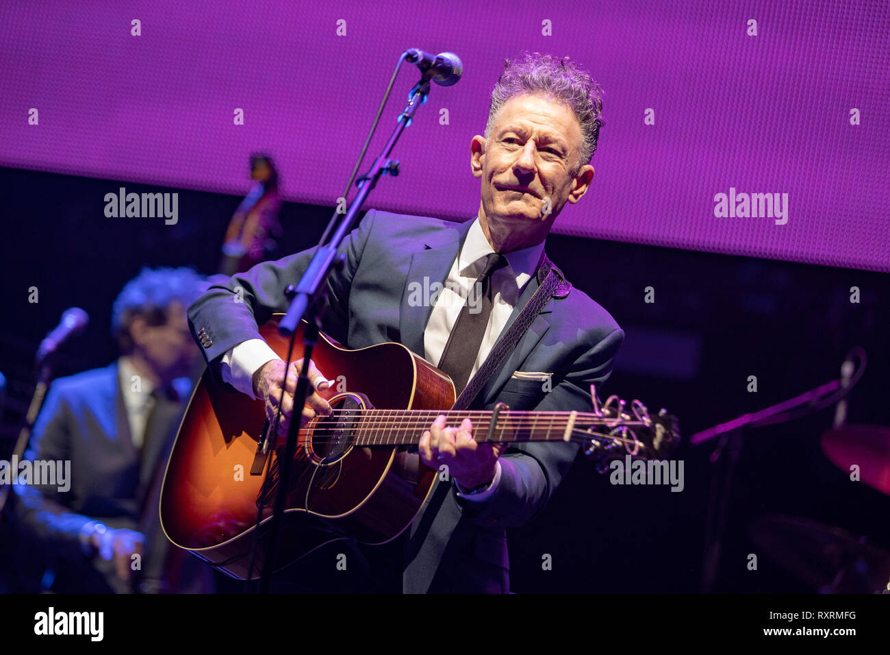 Londres, Royaume-Uni. 10 Mar 2019. Lyle Lovett le jour 3 de C2C : un pays à l'autre, à l'O2 Arena, le Crédit : Jason Richardson / Alamy Live News Banque D'Images