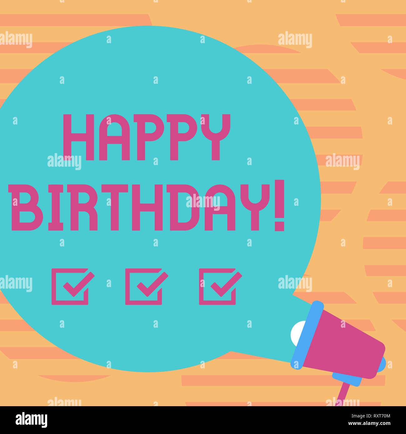 L Ecriture De Texte Word Joyeux Anniversaire Photo D Affaires Mettant En Vedette Felicitations Celebrer Anniversaire Ronde Couleur Blanc Bulle Sortant De Mega Photo Stock Alamy