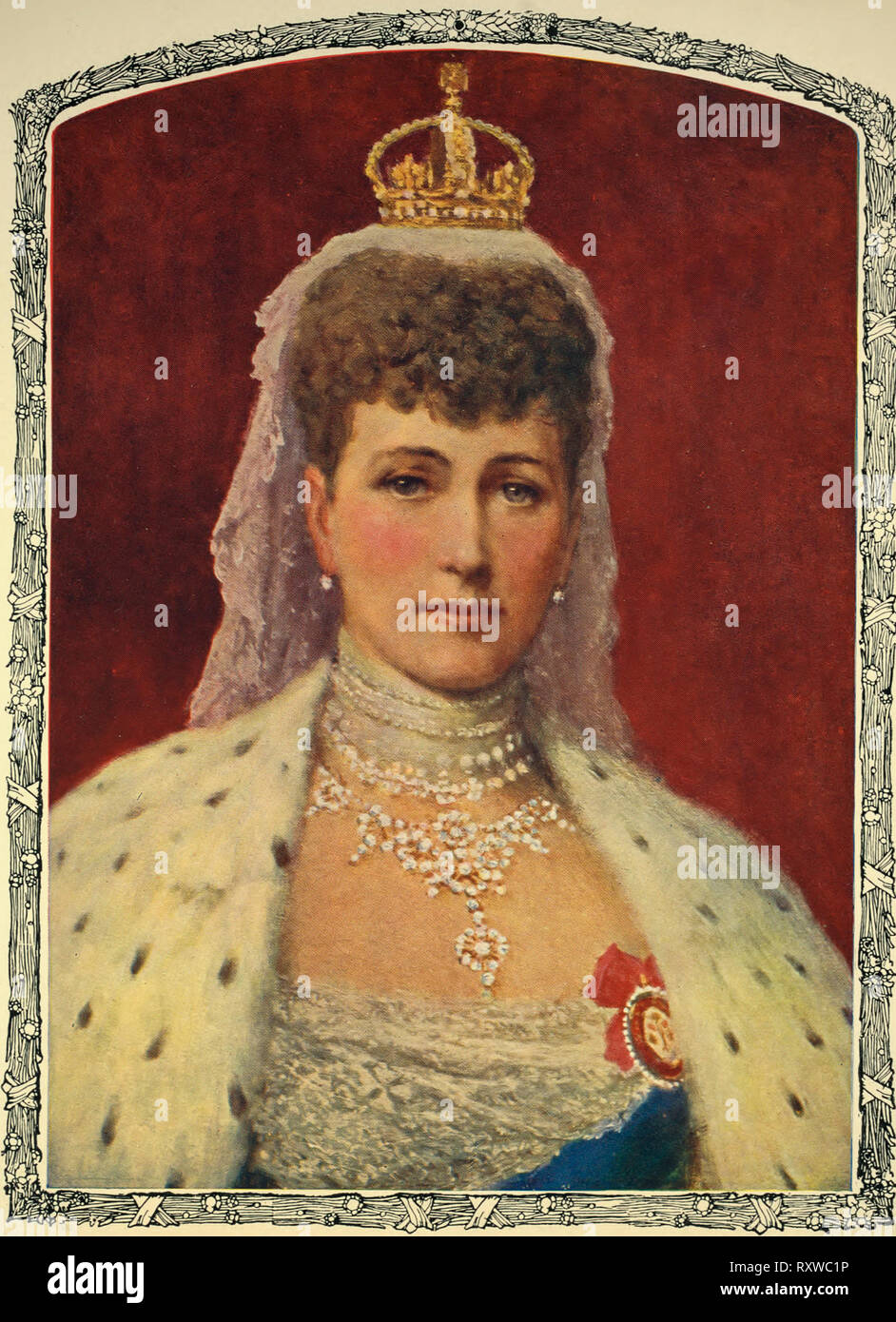 Sa Majesté, la reine Alexandra Banque D'Images