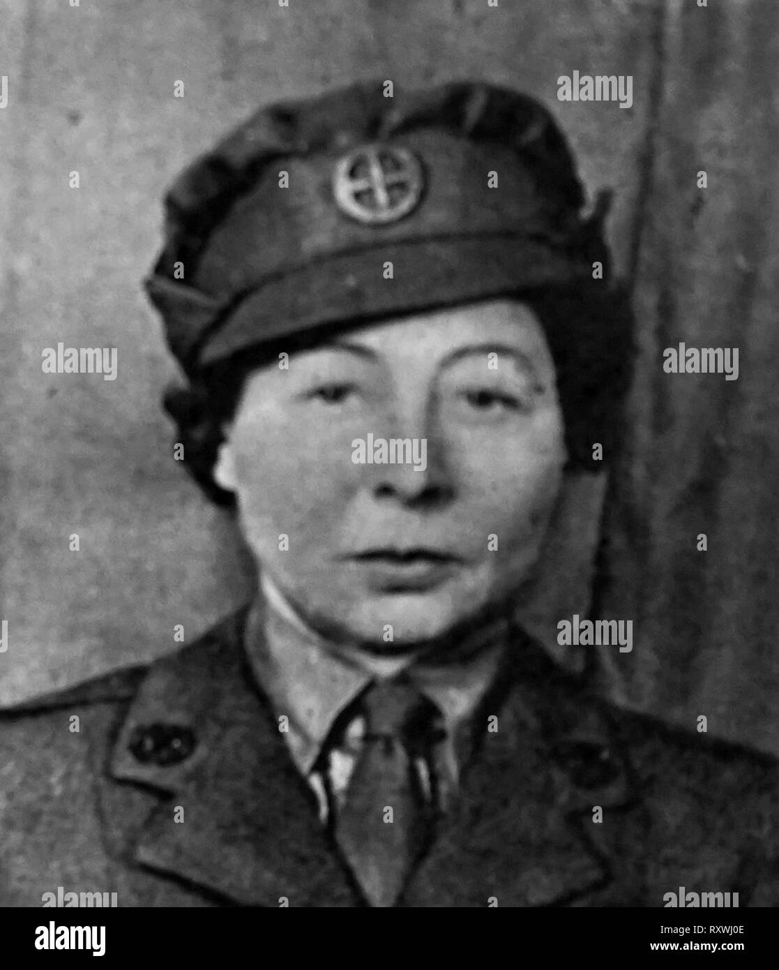 Vera Leigh (1903 - 1944), héroïne de la Seconde Guerre mondiale, qui ont servi dans le Special Operations Executive. Leigh a été membre de l'état de l'environnement et de l'inventeur du circuit Donkeyman sous-circuit dans la France occupée pendant la Seconde Guerre mondiale, jusqu'à ce qu'arrêtés par la Gestapo.[3] Elle a ensuite été exécuté au camp de concentration de Natzweiler-Struthof. Banque D'Images