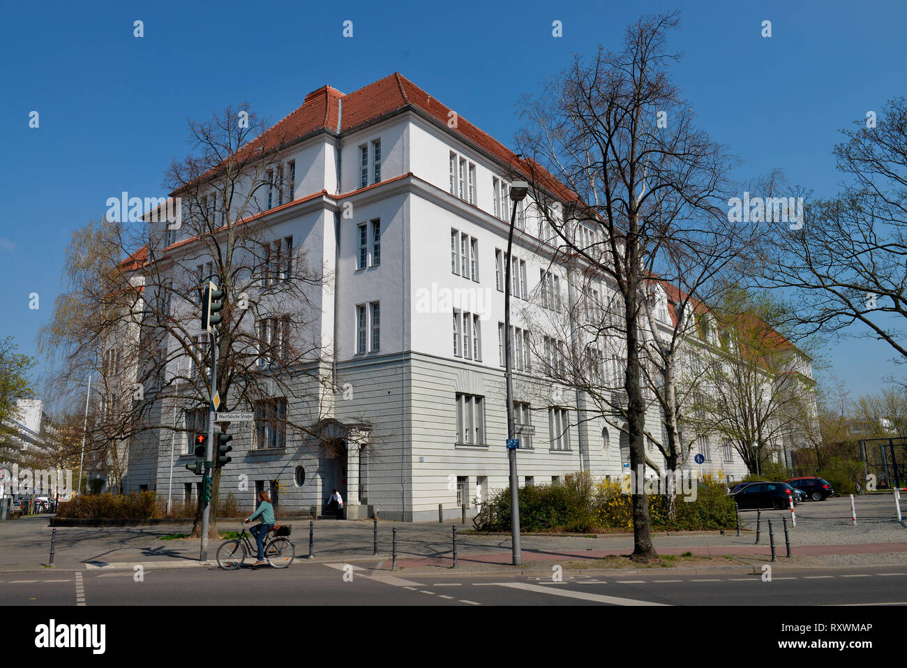 Muenstersche Katharina-Heinroth-Grundschule, Strasse, Wilmersdorf, Berlin, Deutschland Banque D'Images
