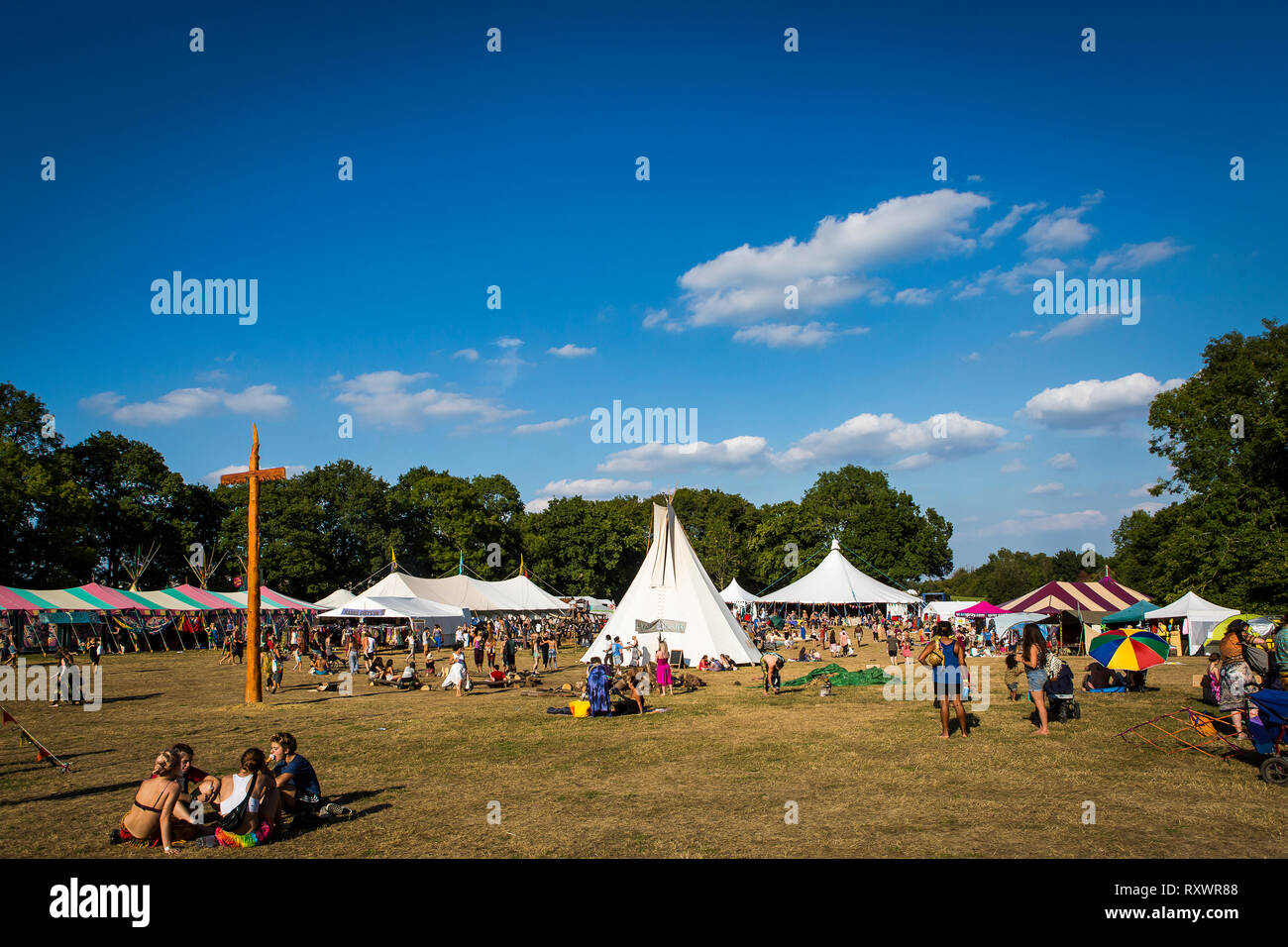 Dans la nature, Kent, UK Festival Banque D'Images