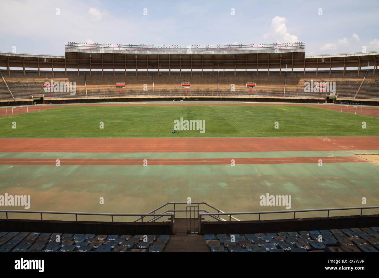 Mandela National Stadium, Namboole, Kampala, Ouganda, Afrique de l'Est. Banque D'Images