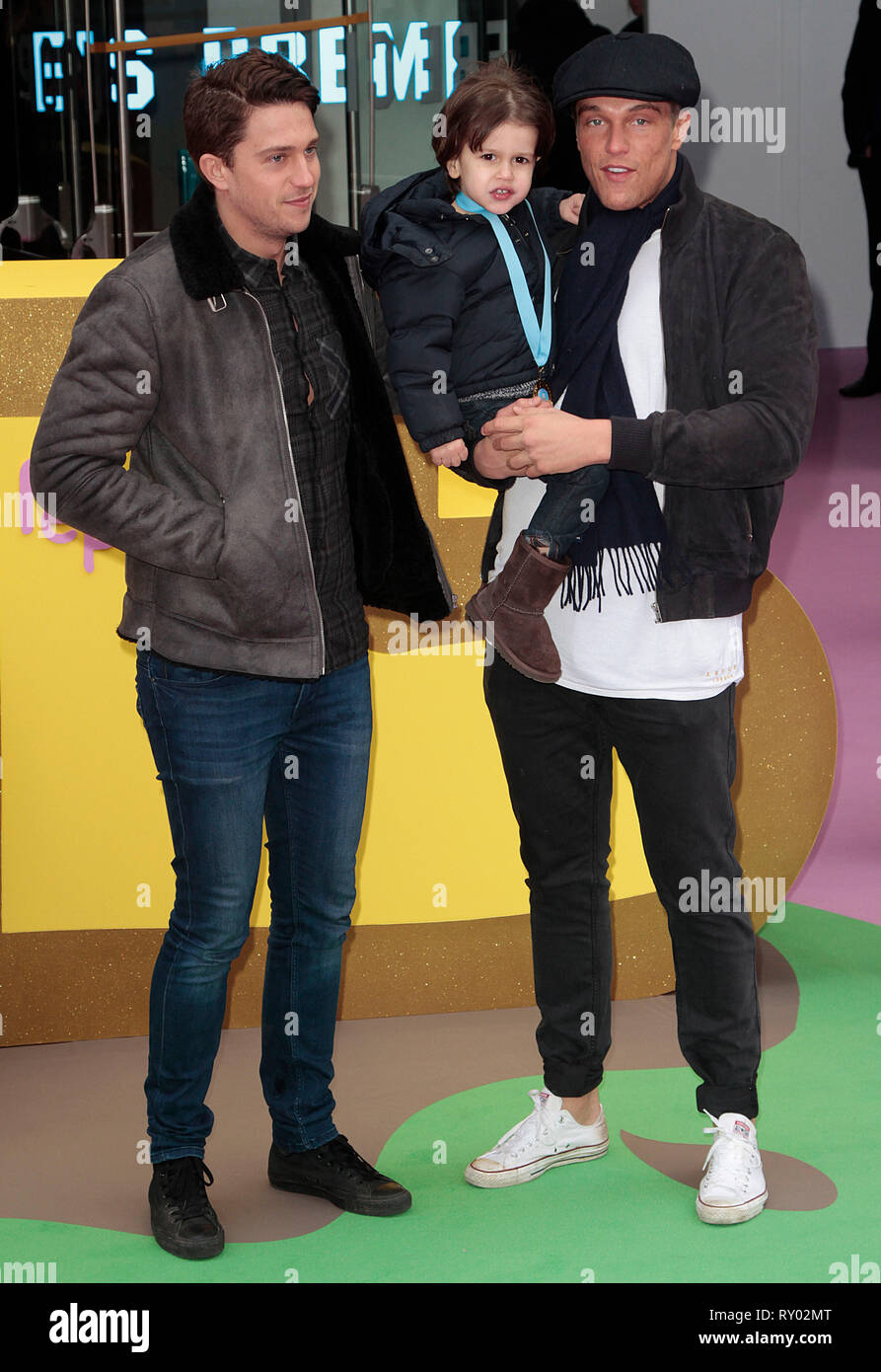 Feb 01, 2015 - Londres, Angleterre, Royaume-Uni - Peppa Pig : Le Golden Boots UK Premiere, Odeon Leicester Square - La photo montre des arrivées : Lewis, Bloor Banque D'Images