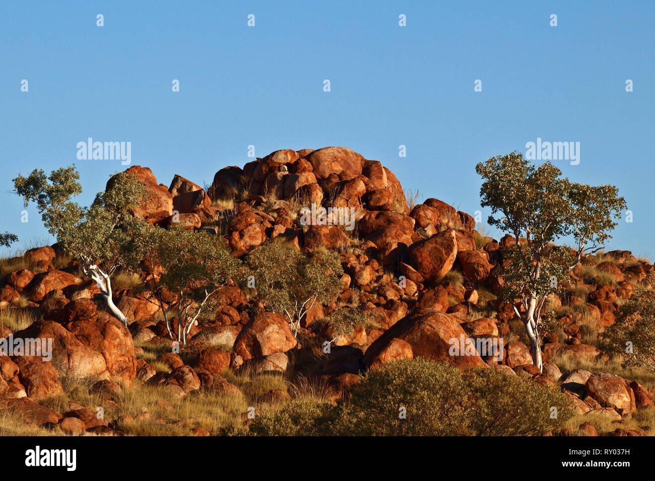 Devils Marbles Conservation reserve, Territoire du Nord, Australie Banque D'Images