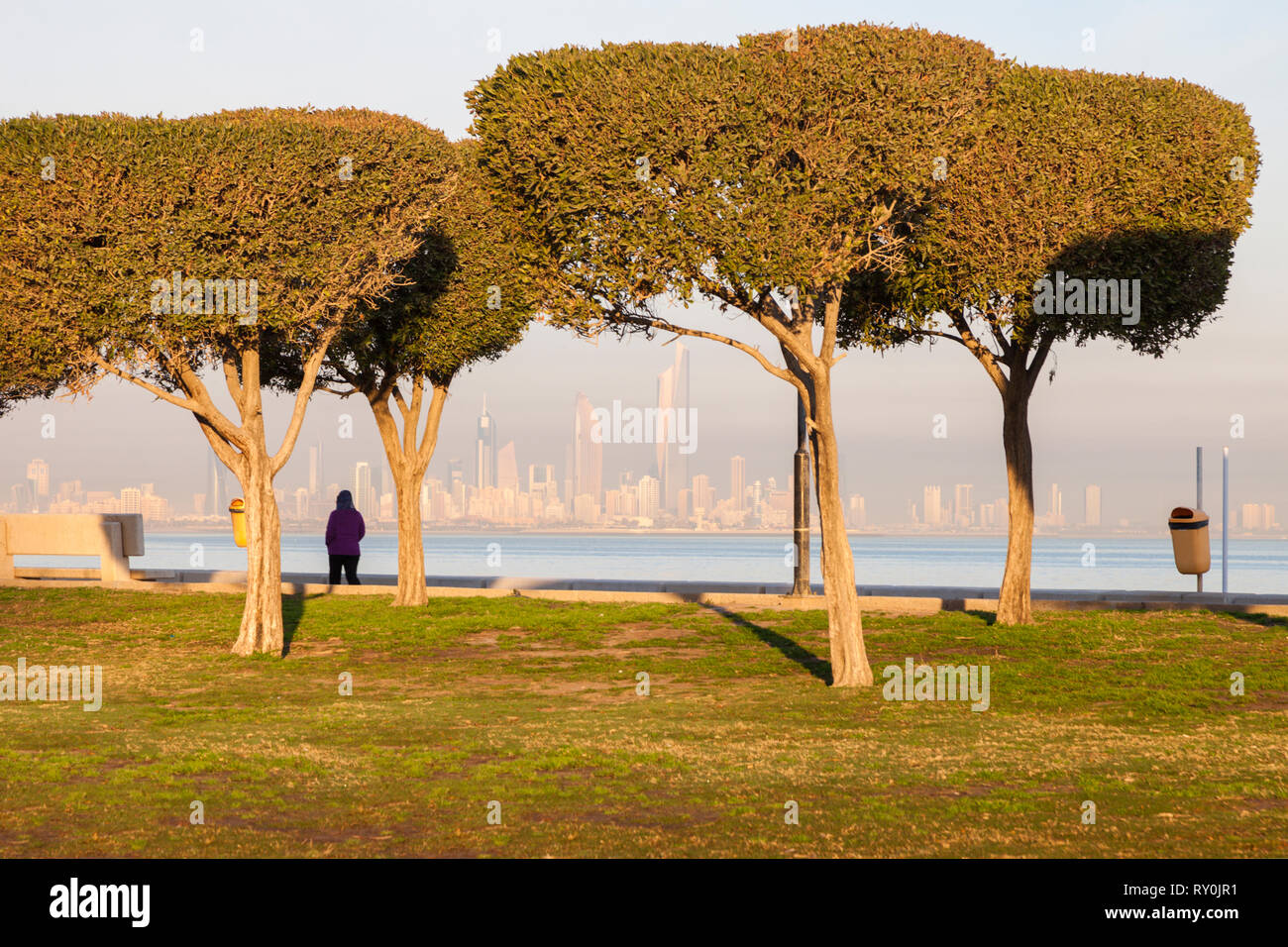 L'architecture de la ville de Koweït. La ville de Koweït, Koweït. Banque D'Images