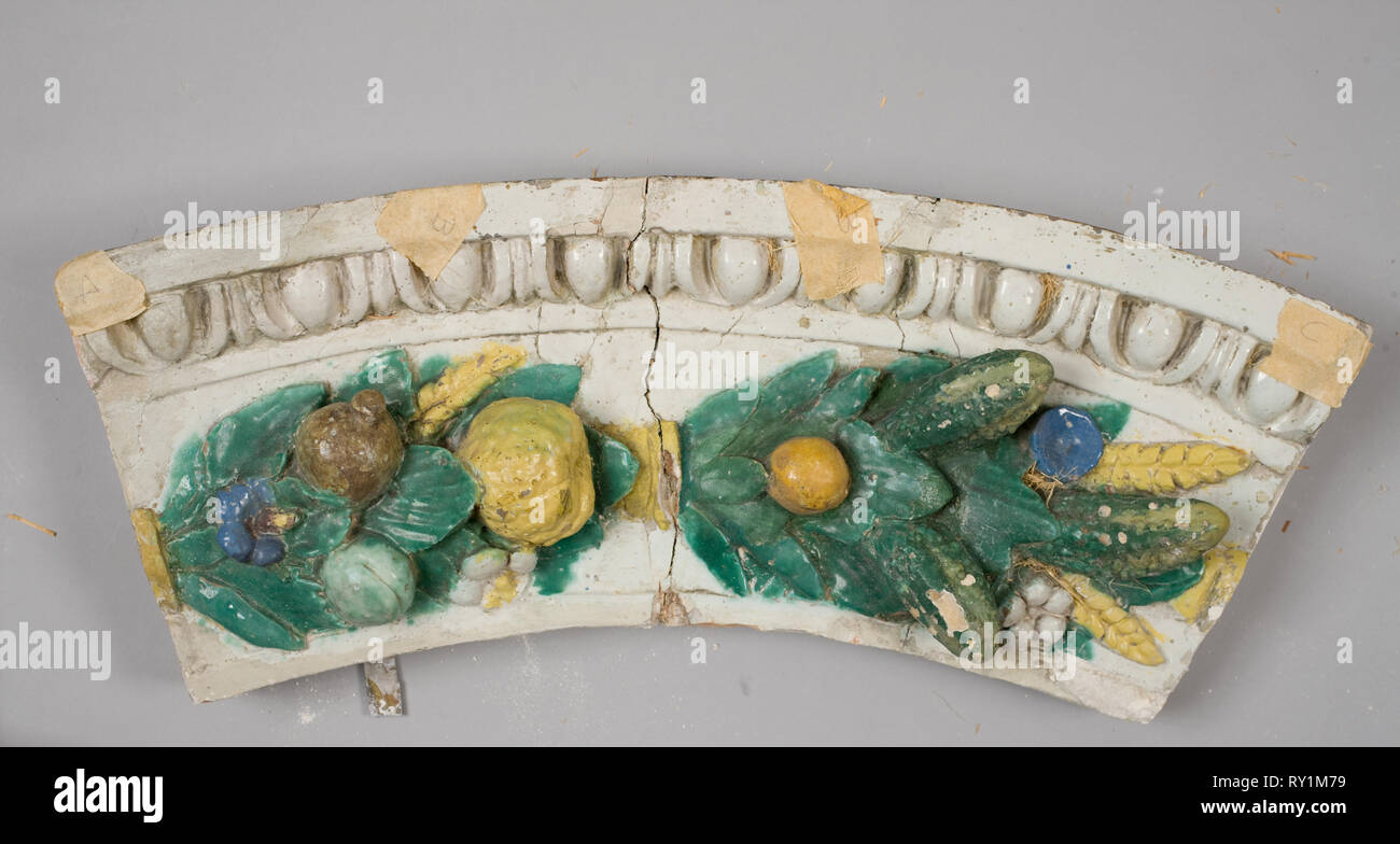 Fragment, c. 1900-1910. Benedetto Buglioni (italien, 1461-1521). Terre cuite vernissée ; total : 198,1 x 165,1 cm (78 x 65 dans Banque D'Images