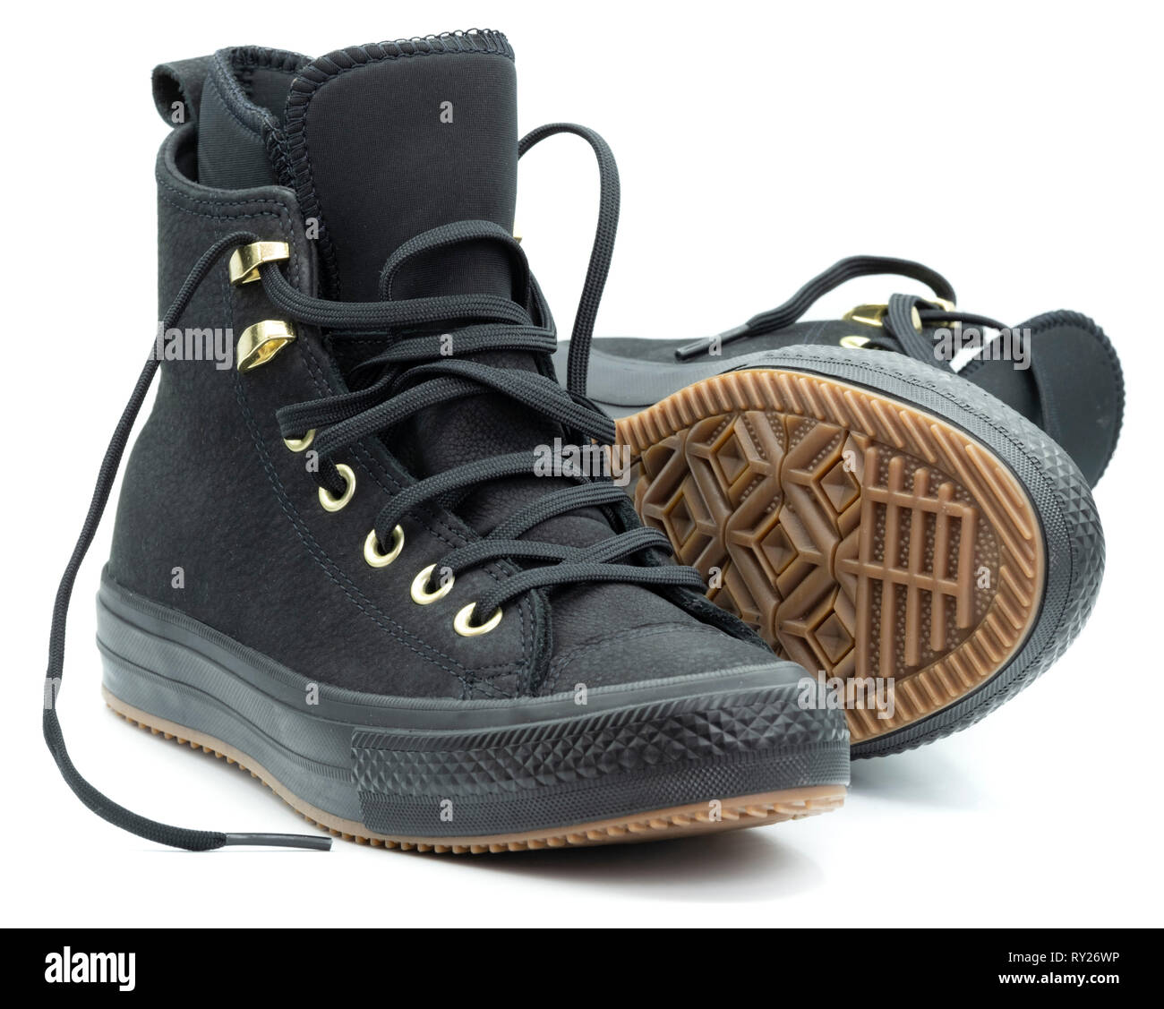 Chuck Taylor All Star hiver chaussures d'hiver Photo Stock - Alamy