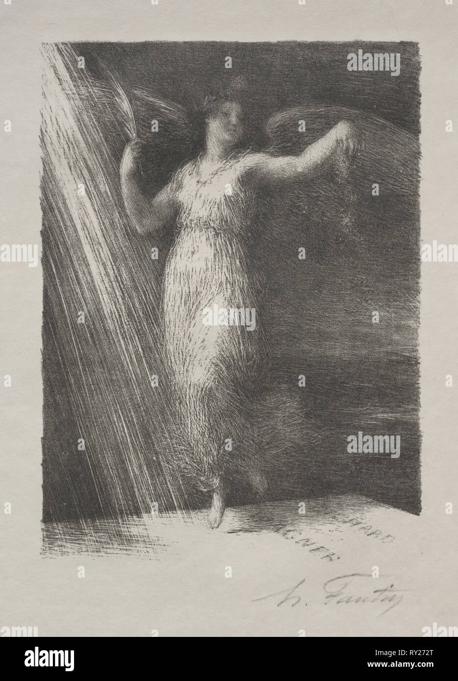 La gloire. Henri Fantin-Latour (Français, 1836-1904). Lithographie Banque D'Images