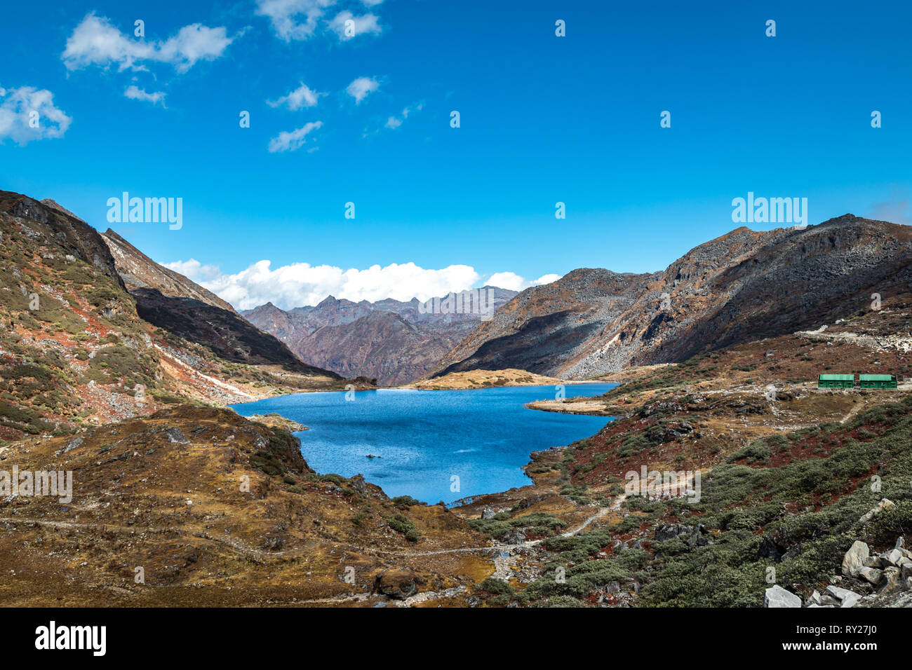 Paysage de lacs et de l'Arunachal Pradesh, l'état de l'Inde du nord-est Banque D'Images