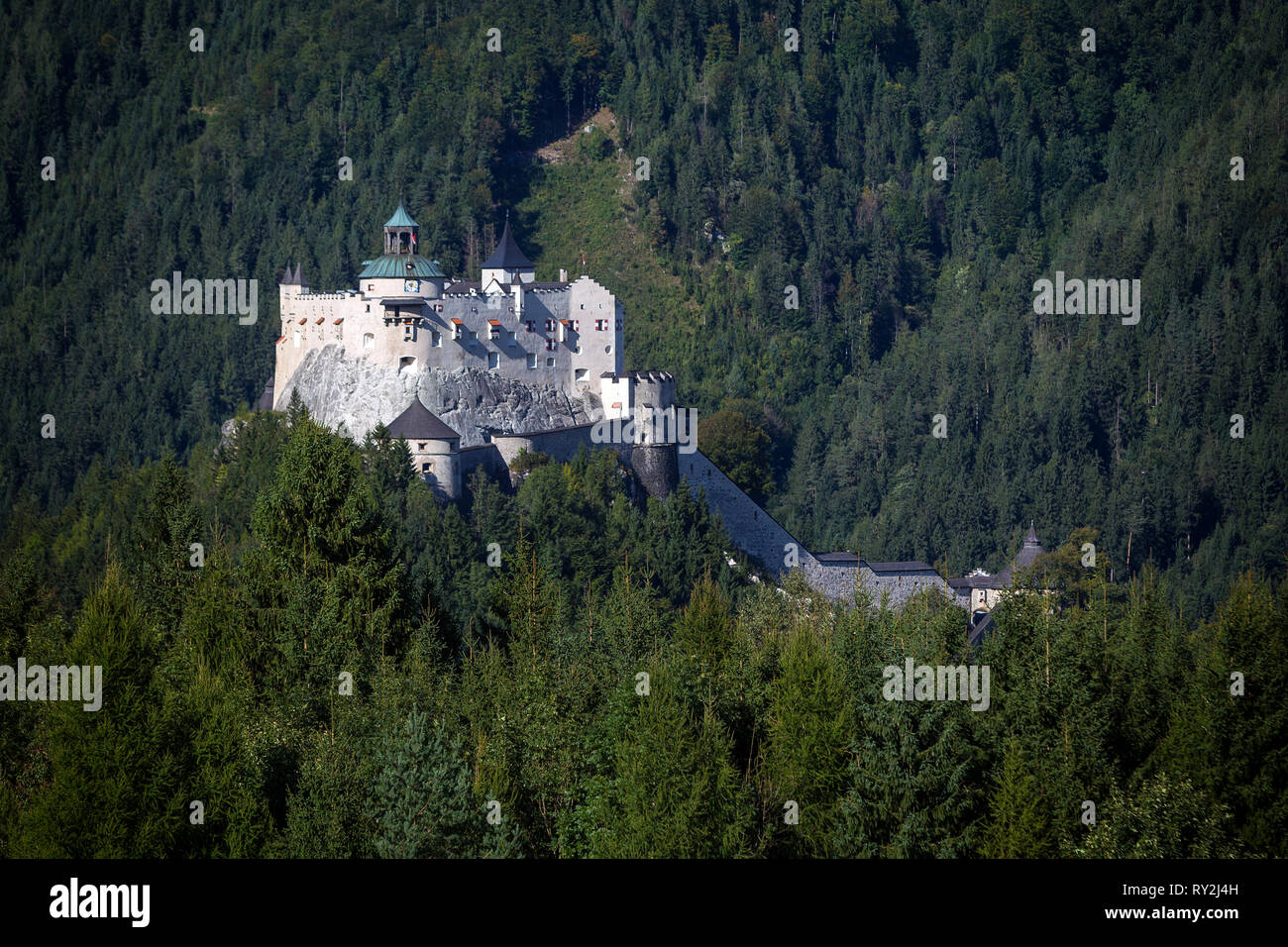 Die Festueng in Oesterreich Hohenwerfen, Landschaft, 14.09.2017 Bildnachweis : Mario Hommes / HH-Photographie Banque D'Images