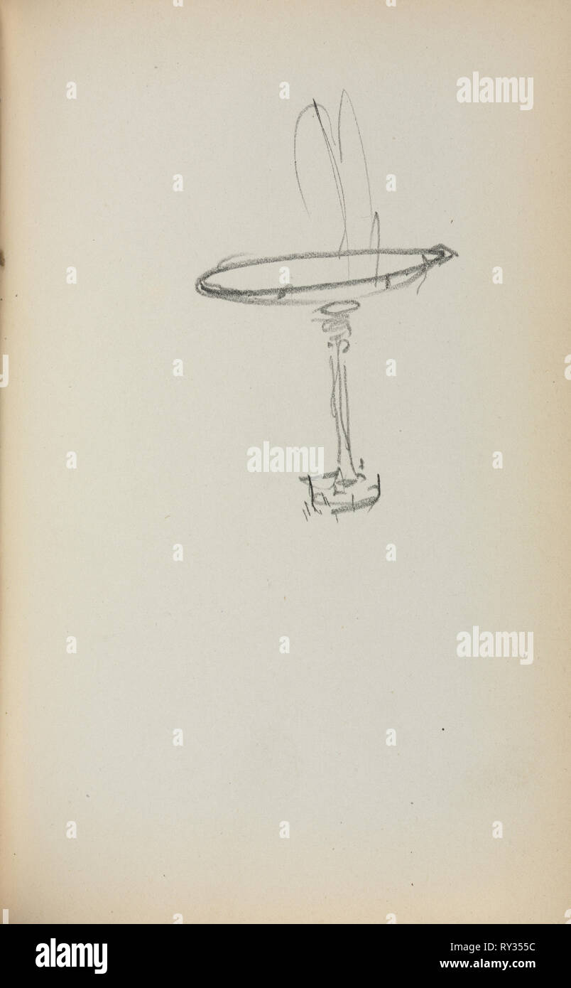 Carnet italien : Fontaine (page 145), 1898-1899. Maurice Prendergast (Américain, 1858-1924). Fiche technique : crayon ; 16,7 x 10,8 cm (6 9/16 x 4 1/4 in Banque D'Images