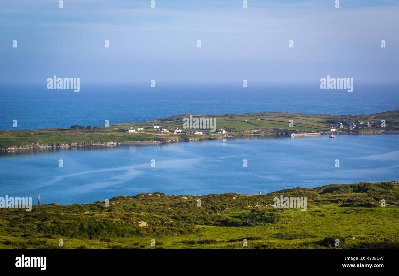 En face de la baie de Long Island Schull Banque D'Images