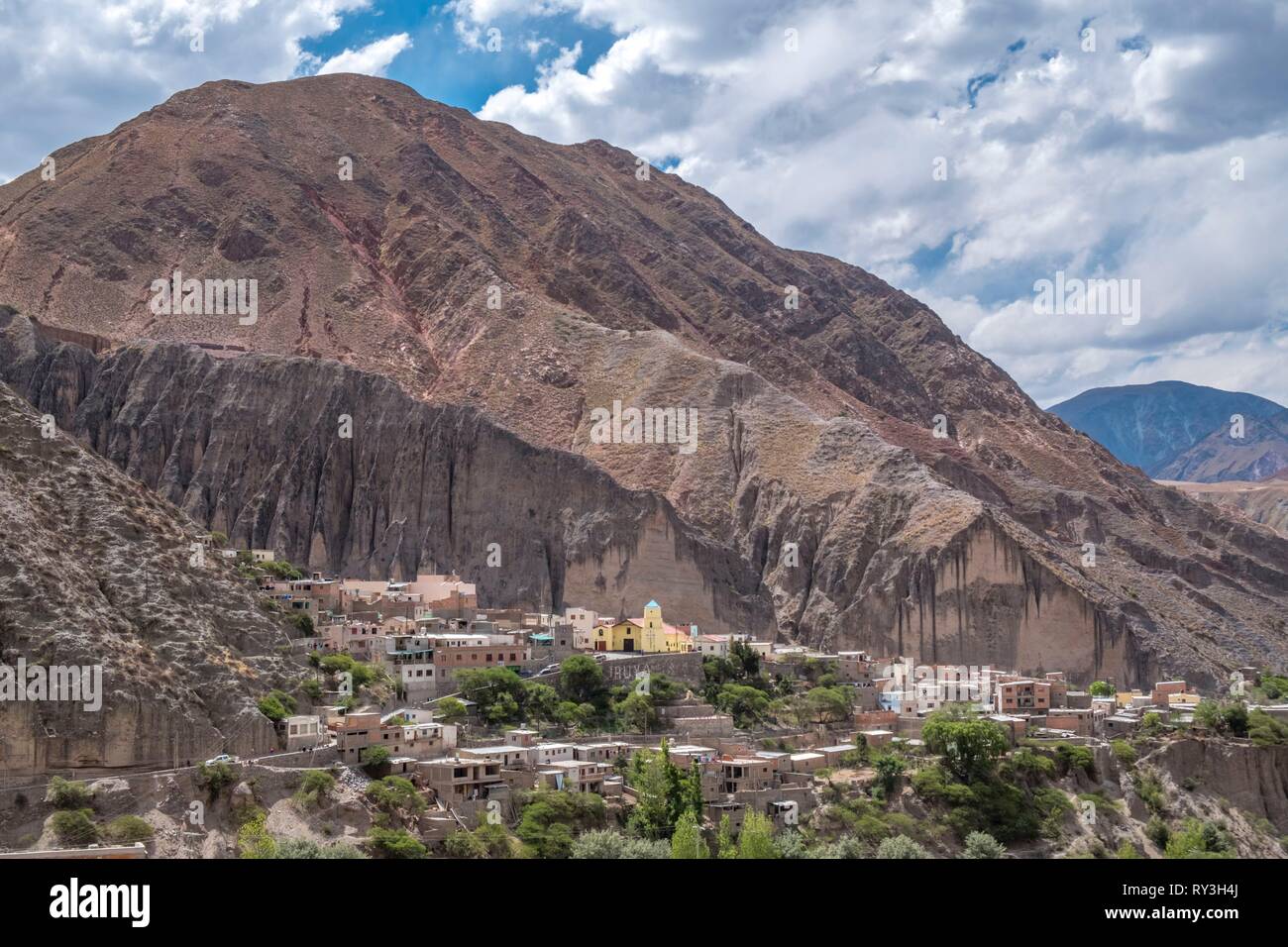 Argentine, province de Jujuy Quebrada de Humahuaca, classée au Patrimoine Mondial de l'UNESCO, village Iruya Banque D'Images