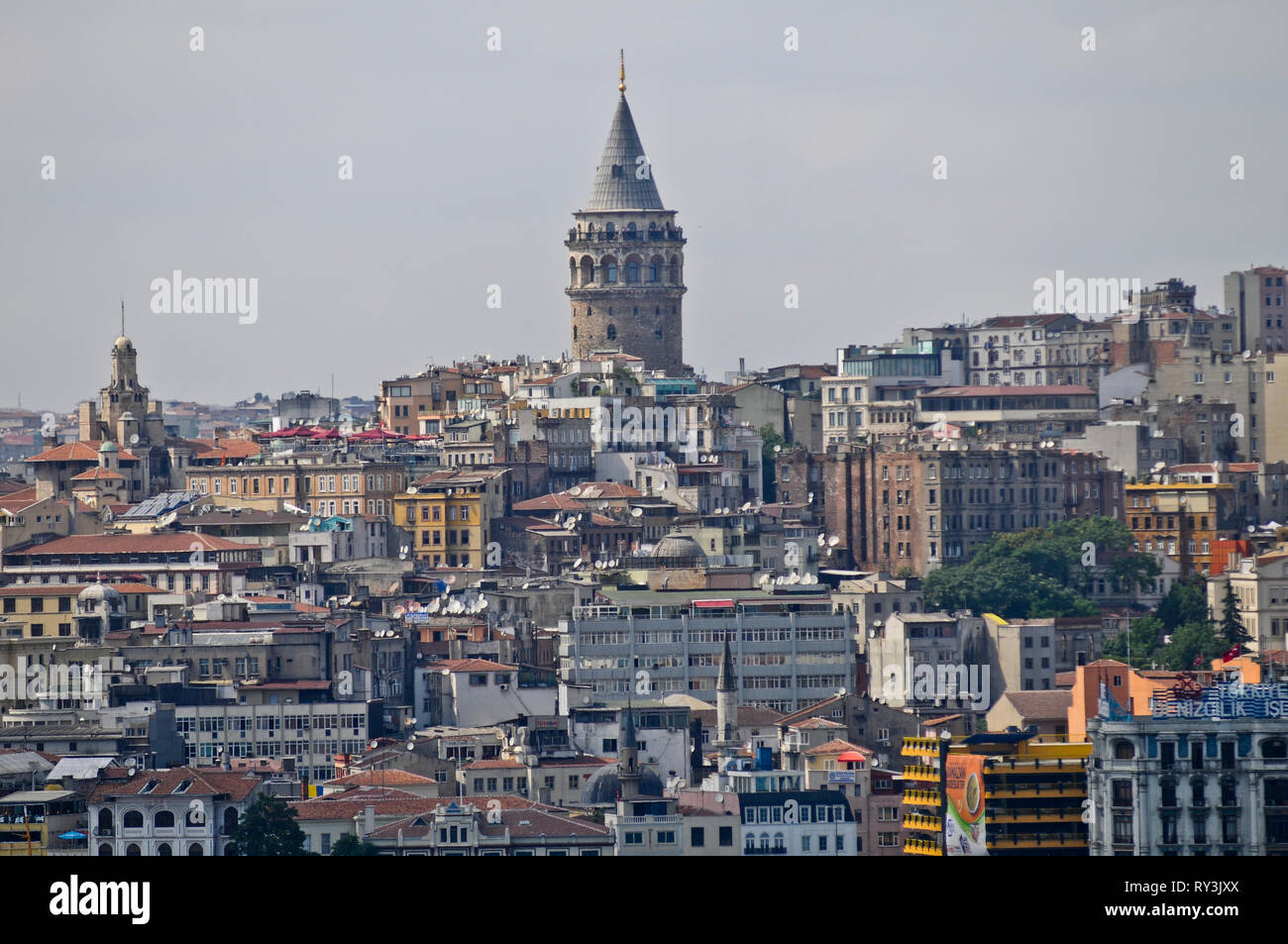 La tour de Galata, Istanbul, Turquie Banque D'Images