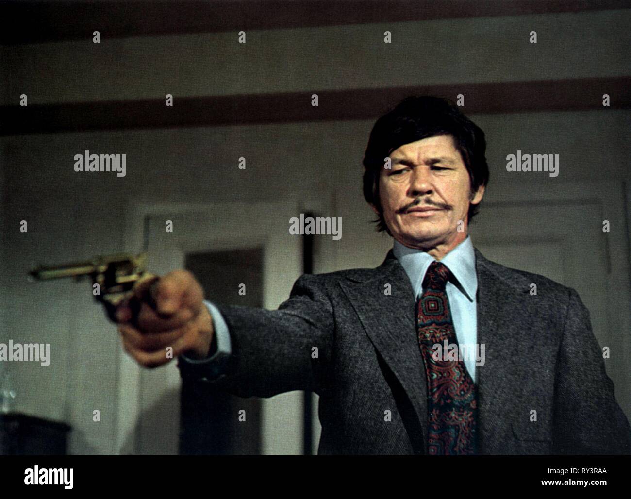 CHARLES BRONSON, mort, 1974 Banque D'Images