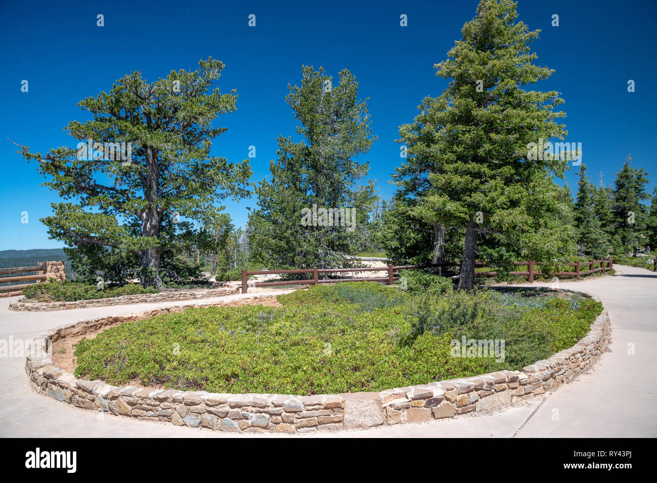 Beau sentier le long du parc national. Banque D'Images