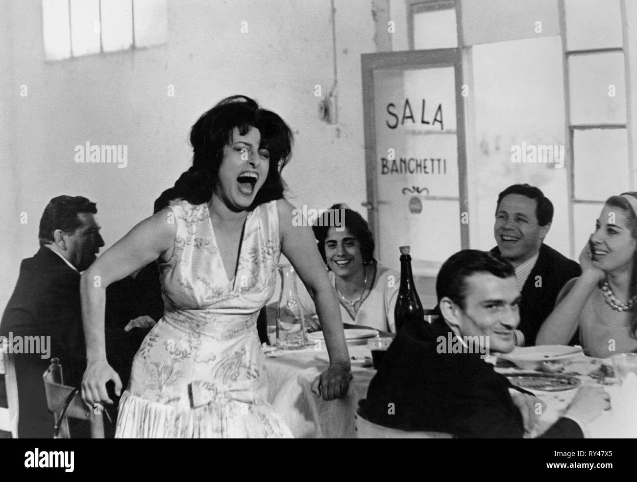 ANNA MAGNANI, MAMMA ROMA, 1962 Banque D'Images