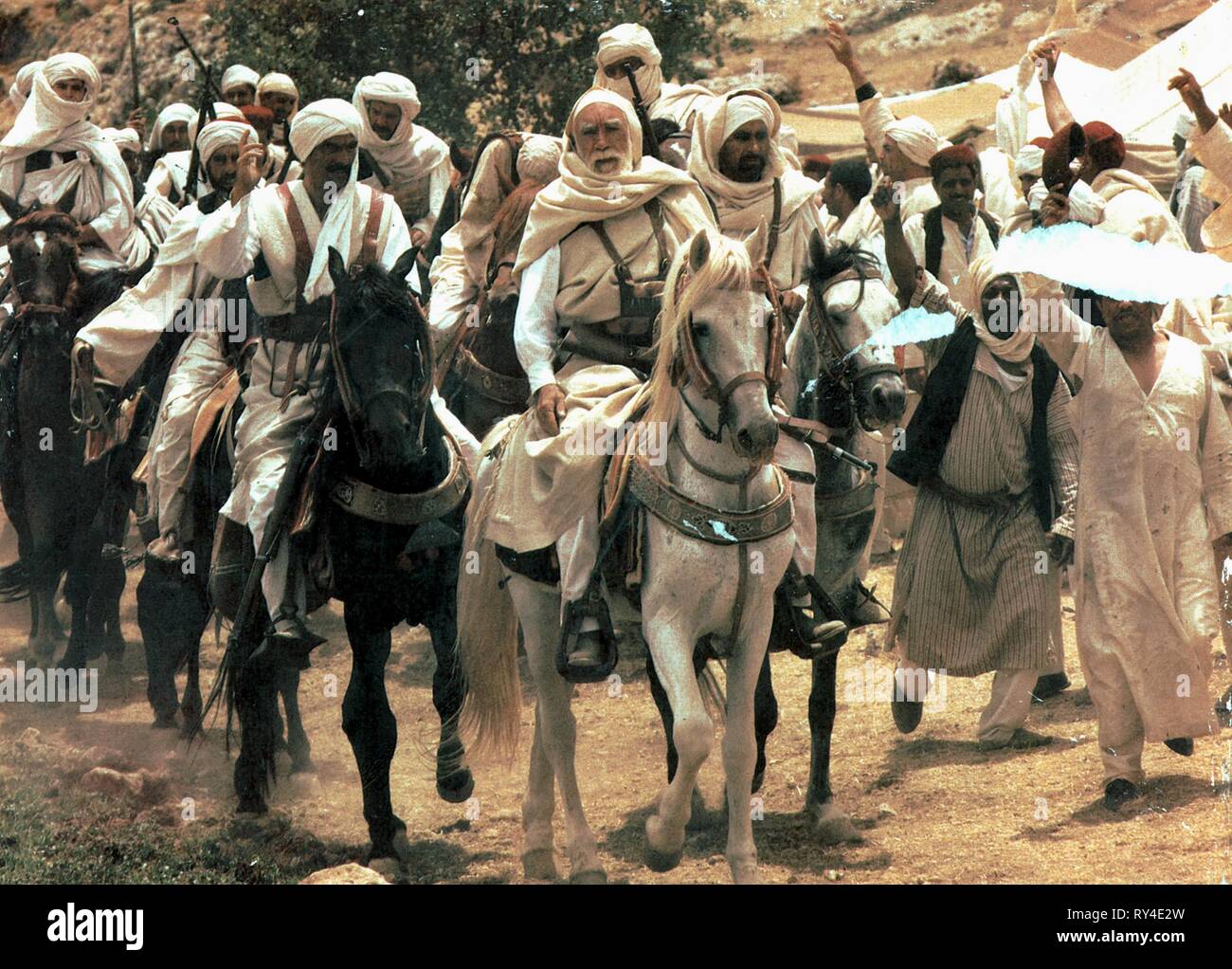 ANTHONY QUINN, LE LION DU DÉSERT : Omar Mukhtar, 1981 Banque D'Images