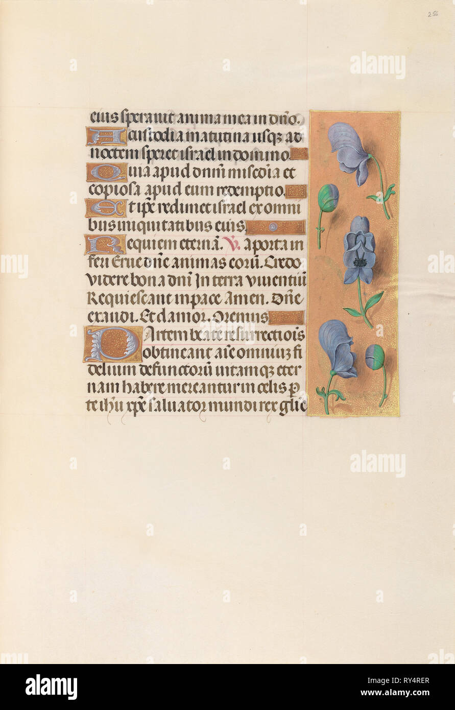 Heures de la Reine Isabelle la Catholique, reine d'Espagne : Fol. 256r), ch. 1500. Et Associés Maître de la première prière de Maximillian (flamand), ch. 1444-1519). Encre, tempera, et d'or sur vélin ; codex : 22,5 x 15,2 cm (8 7/8 x 6 in Banque D'Images