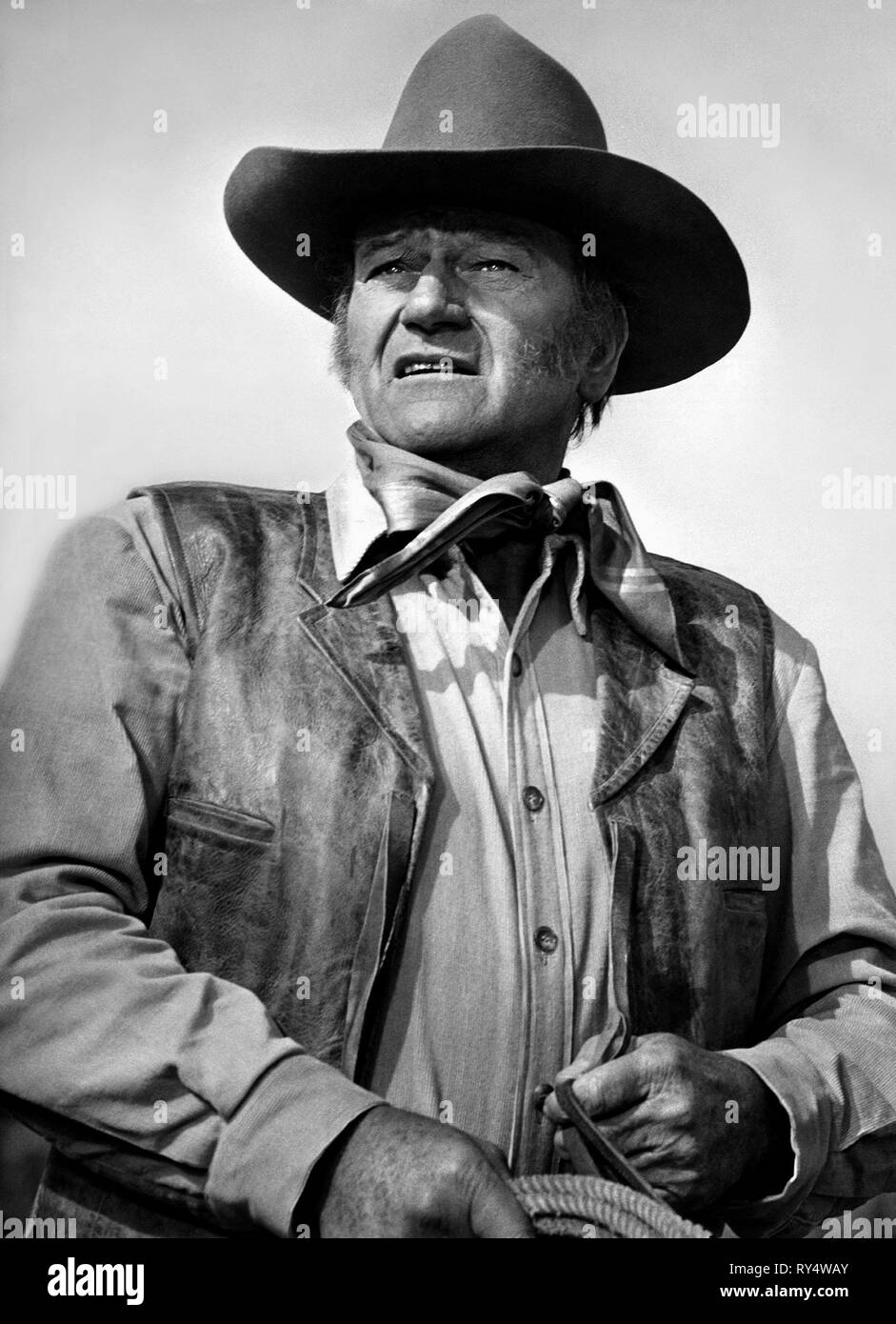JOHN WAYNE, CHISUM, 1970 Banque D'Images
