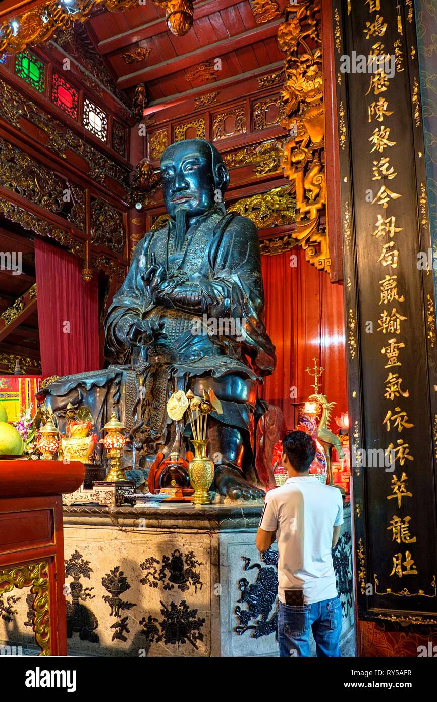 Vietnam, Hanoi, temple Quanh Tanh, construit sous la dynastie des Ly entre XI et XII siècles Banque D'Images