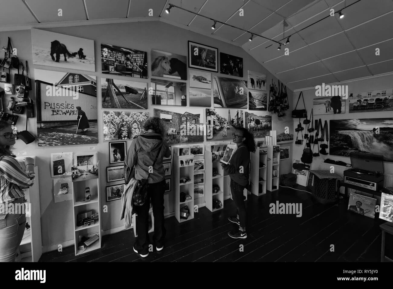 Reykjavik en Islande Banque D'Images