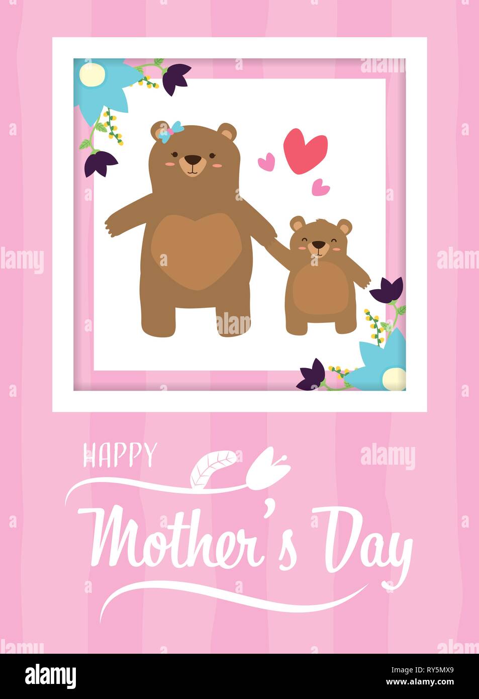 Happy mothers day Illustration de Vecteur