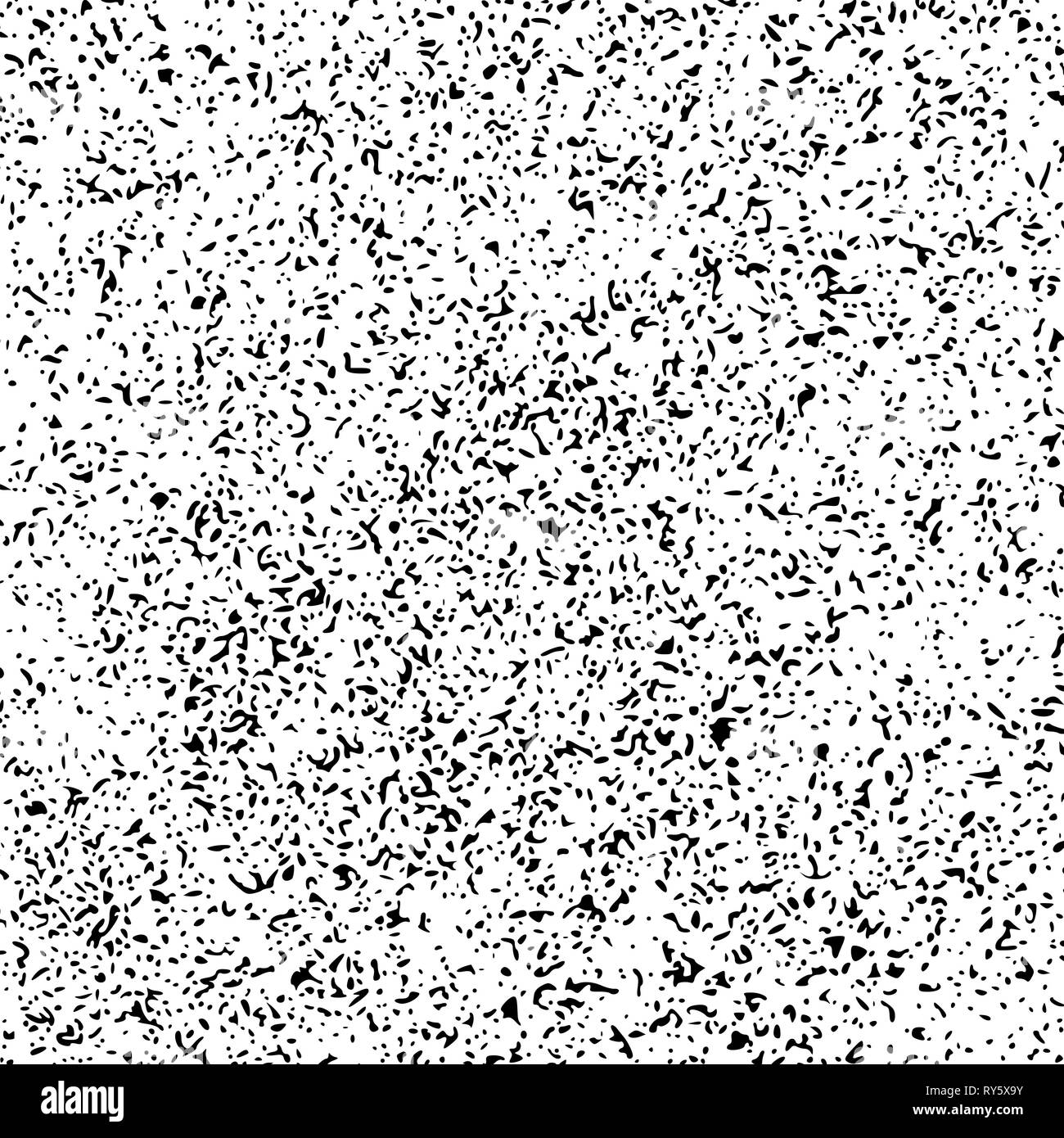 Texture granuleuse noir isolé sur fond blanc. Incrustation de poussières. Bruit sombre Granules. Généré numériquement l'image. Éléments de conception vectorielle, illustration, Illustration de Vecteur