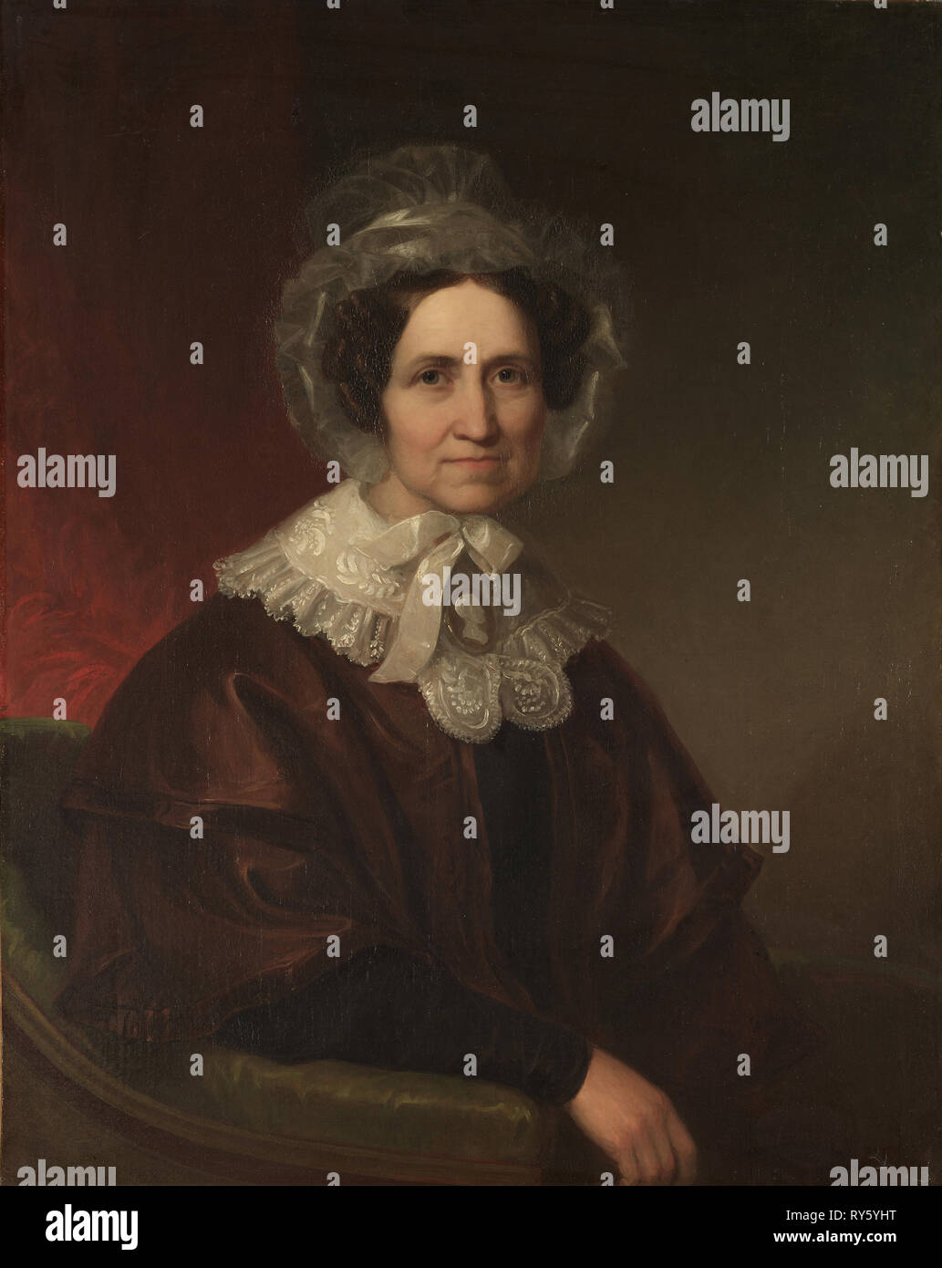 Sarah Eliot, Scoville années 1830. Asher Brown Durand (Américain, 1796-1886). Huile sur toile, 86,4 x 68,7 sans cadre : 34 x 27 cm (1/16 po Banque D'Images