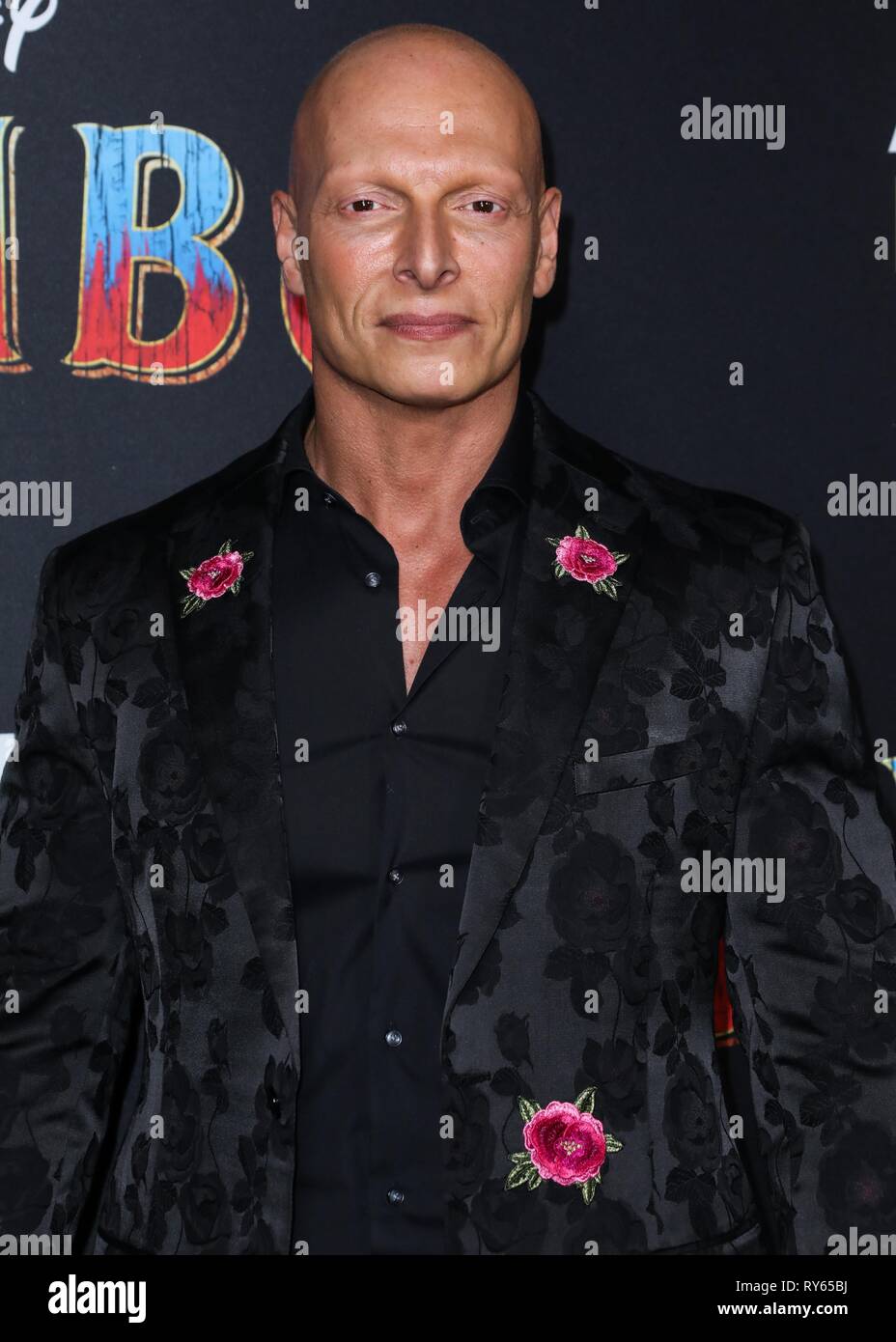 Hollywood, États-Unis. Mar 11, 2019. HOLLYWOOD, LOS ANGELES, CA, USA - 11 mars : l'Acteur Joseph Gatt arrive à la Los Angeles Premiere du Disney's 'Dumbo' tenu à La Ray Dolby Ballroom et El Capitan Theatre le 11 mars 2019 à Hollywood, Los Angeles, Californie, États-Unis. (Photo de David Acosta/Image Crédit : Agence de Presse) L'agence de presse Image/Alamy Live News Banque D'Images