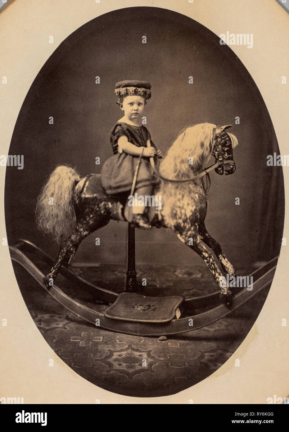 Francis Wayland Sherman à l'âge de 2 ans 10 mois, 1862. H.N. Roberts (États-Unis, actif dans les années 1860). L'albumine à partir de négatifs au collodion humide ; image : 18,6 x 13,3 cm (7 5/16 x 5 1/4 in.) ; Canada : 25,1 x 19,9 cm (9 7/8 x 7 13/16 in.) ; enchevêtrées : 50,8 x 40,6 cm (20 x 16 in Banque D'Images