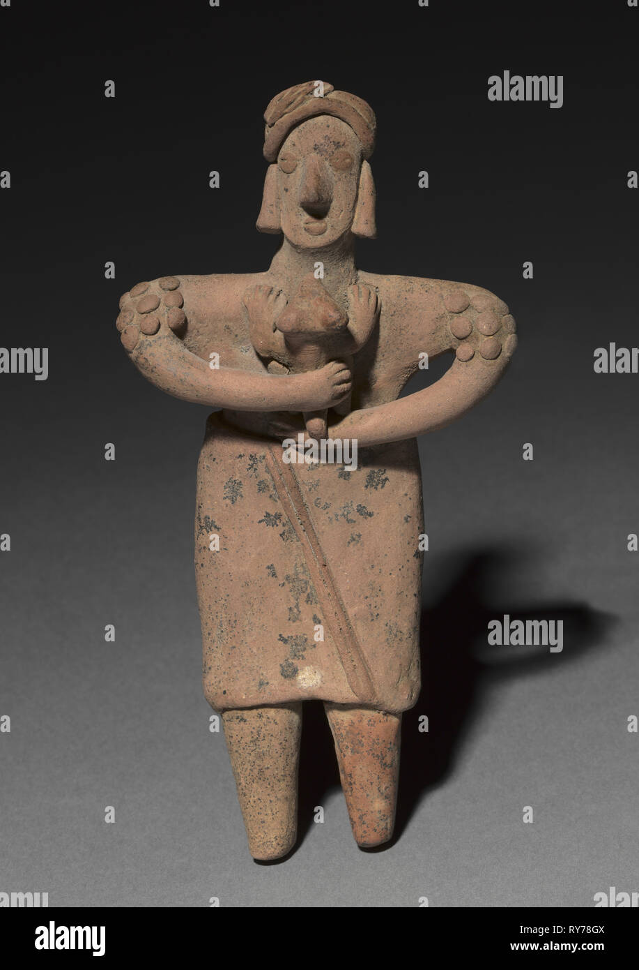 L'article du prince, 300 B.C. à A.D. 300. Le Mexique, l'ouest de l'État de Michoacán, 300 avant J.-C. à 300 après J.-C.. Céramique ; Total : 11 x 6,7 cm (4 5/16 x 2 5/8 in Banque D'Images