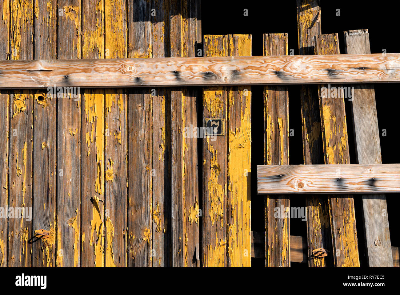 Vieilles portes de garage, l'Allemagne, de l'Europe Banque D'Images