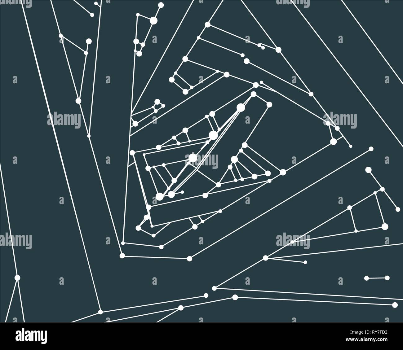 La science futuristic background. Illustration de Vecteur