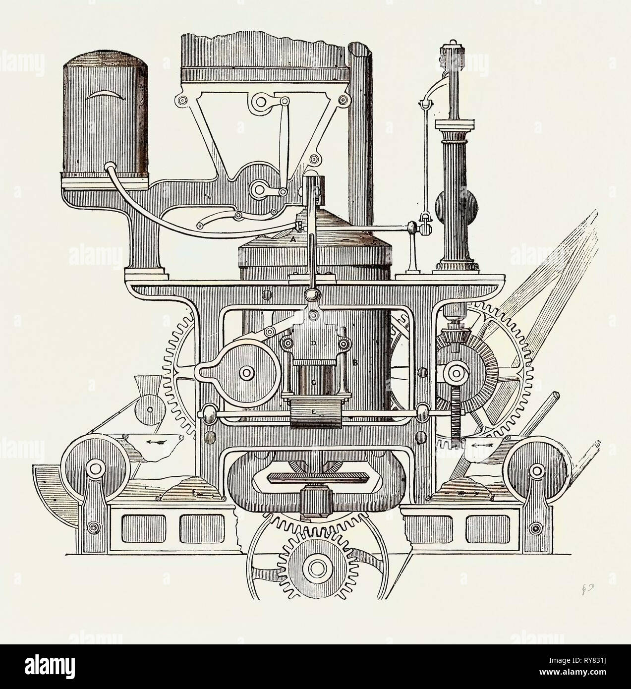 Robinson et Lee's Machine à pain des brevets Banque D'Images