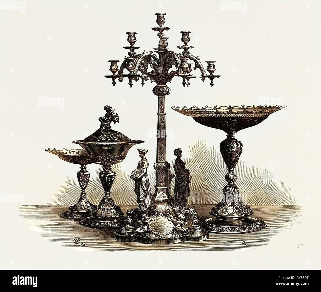 Témoignage au marquis de Salisbury, d'actionnaires de la Great Eastern Railway 1873 Banque D'Images