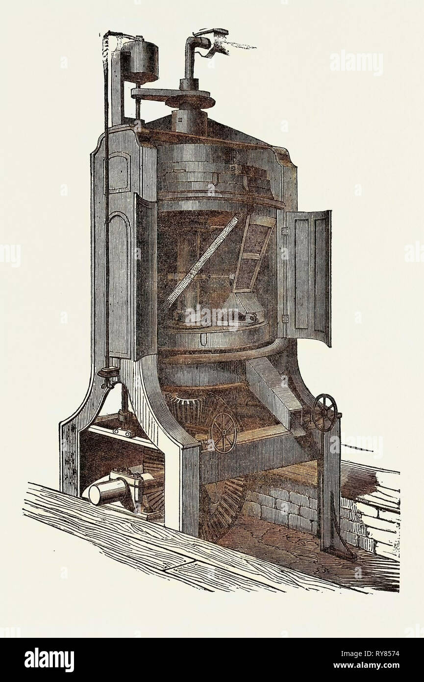 Westrup's Patent Flour Mill conique, la grande exposition Banque D'Images