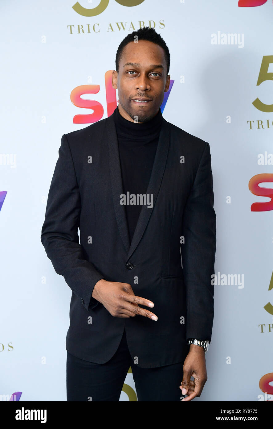 Lemar assistant à la remise des Prix 2019 TRIC 50ème anniversaire célébration tenue à l'hôtel Grosvenor House, Londres. Banque D'Images